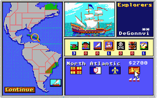 Gold of the Americas - The Conquest of the New World atari screenshot
