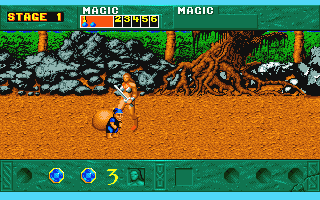 Golden Axe atari screenshot