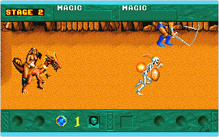 Golden Axe atari screenshot