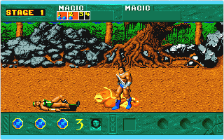 Golden Axe atari screenshot