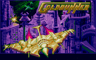 Goldrunner atari screenshot