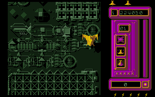 Goldrunner atari screenshot