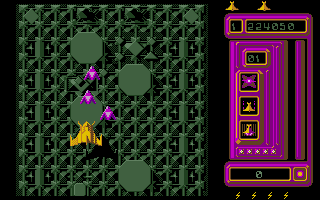 Goldrunner atari screenshot