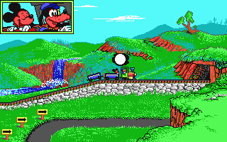 Goofy's Railway Express atari screenshot