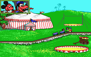 Goofy's Railway Express atari screenshot