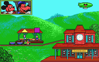 Goofy und der Phantastische Schnellzug atari screenshot
