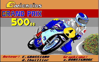 Grand Prix 500CC atari screenshot