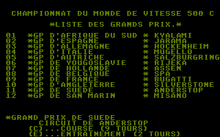 Grand Prix 500CC atari screenshot