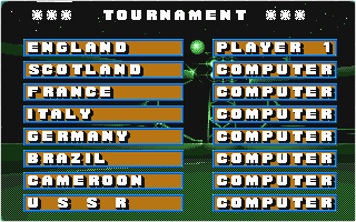 Graeme Souness Vector Soccer atari screenshot