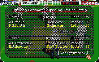 Graham Gooch Second Innings atari screenshot