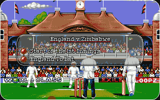 Graham Gooch World Class Cricket atari screenshot