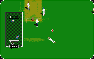 Graham Gooch World Class Cricket atari screenshot