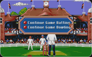 Graham Gooch World Class Cricket atari screenshot