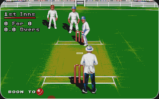 Graham Gooch World Class Cricket atari screenshot