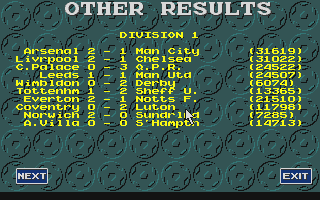 Graham Taylor's Soccer Challenge - England Edition atari screenshot