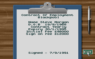 Graham Taylor's Soccer Challenge - England Edition atari screenshot