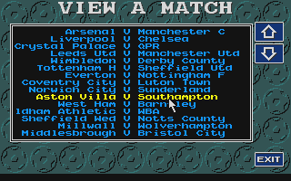 Graham Taylor's Soccer Challenge - England Edition atari screenshot