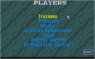 Graham Taylor's Soccer Challenge atari screenshot