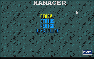 Graham Taylor's Soccer Challenge atari screenshot