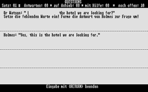 Grammar in Situations atari screenshot