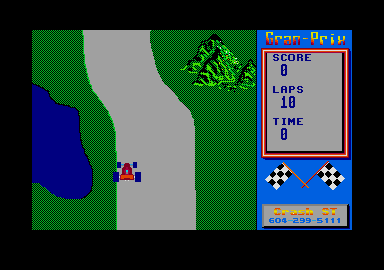 Gran Prix atari screenshot