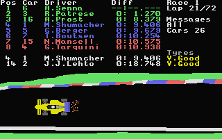 Grand Prix Manager atari screenshot