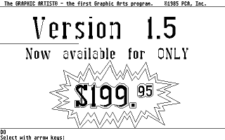Graphic Artist (The) atari screenshot