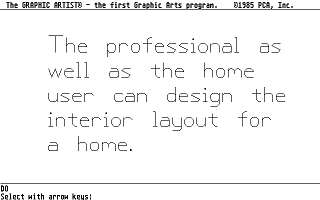 Graphic Artist (The) atari screenshot