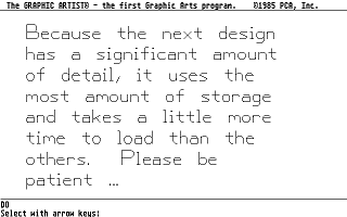 Graphic Artist (The) atari screenshot