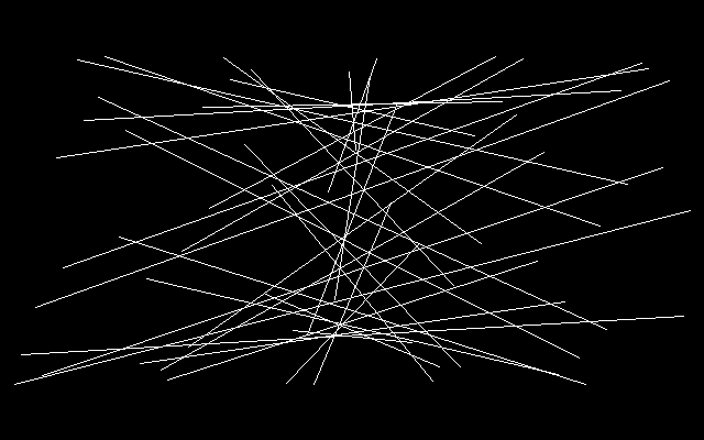 Graphik-Demonstrationsprogramm atari screenshot