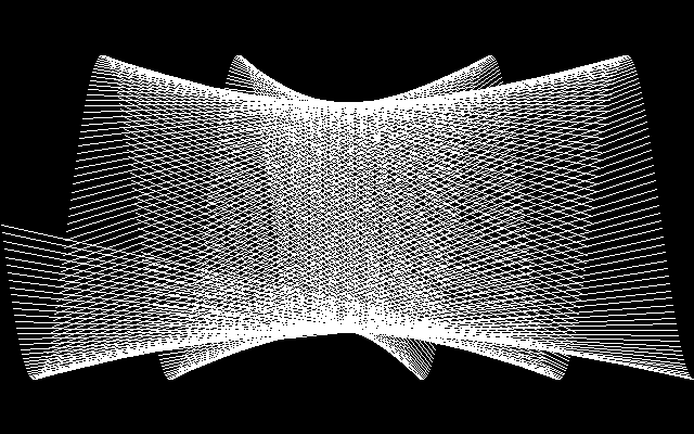 Graphik-Demonstrationsprogramm atari screenshot
