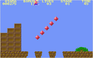 Great Giana Sisters (The) atari screenshot