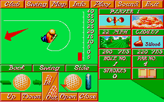 Greg Norman's Ultimate Golf atari screenshot