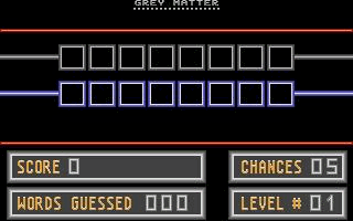 Grey Matter atari screenshot