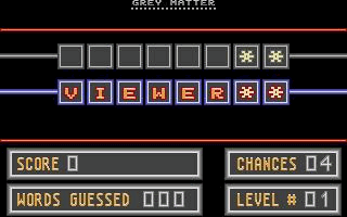 Grey Matter atari screenshot