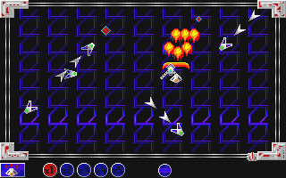Gridrunner atari screenshot