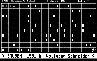 Gruben atari screenshot
