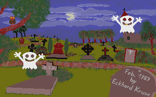 Grusel Demo atari screenshot