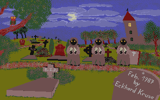 Grusel Demo atari screenshot