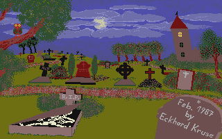 Grusel Demo atari screenshot