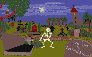 Grusel Demo atari screenshot