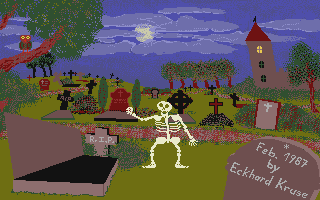 Grusel Demo atari screenshot