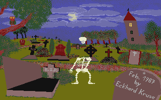 Grusel Demo atari screenshot