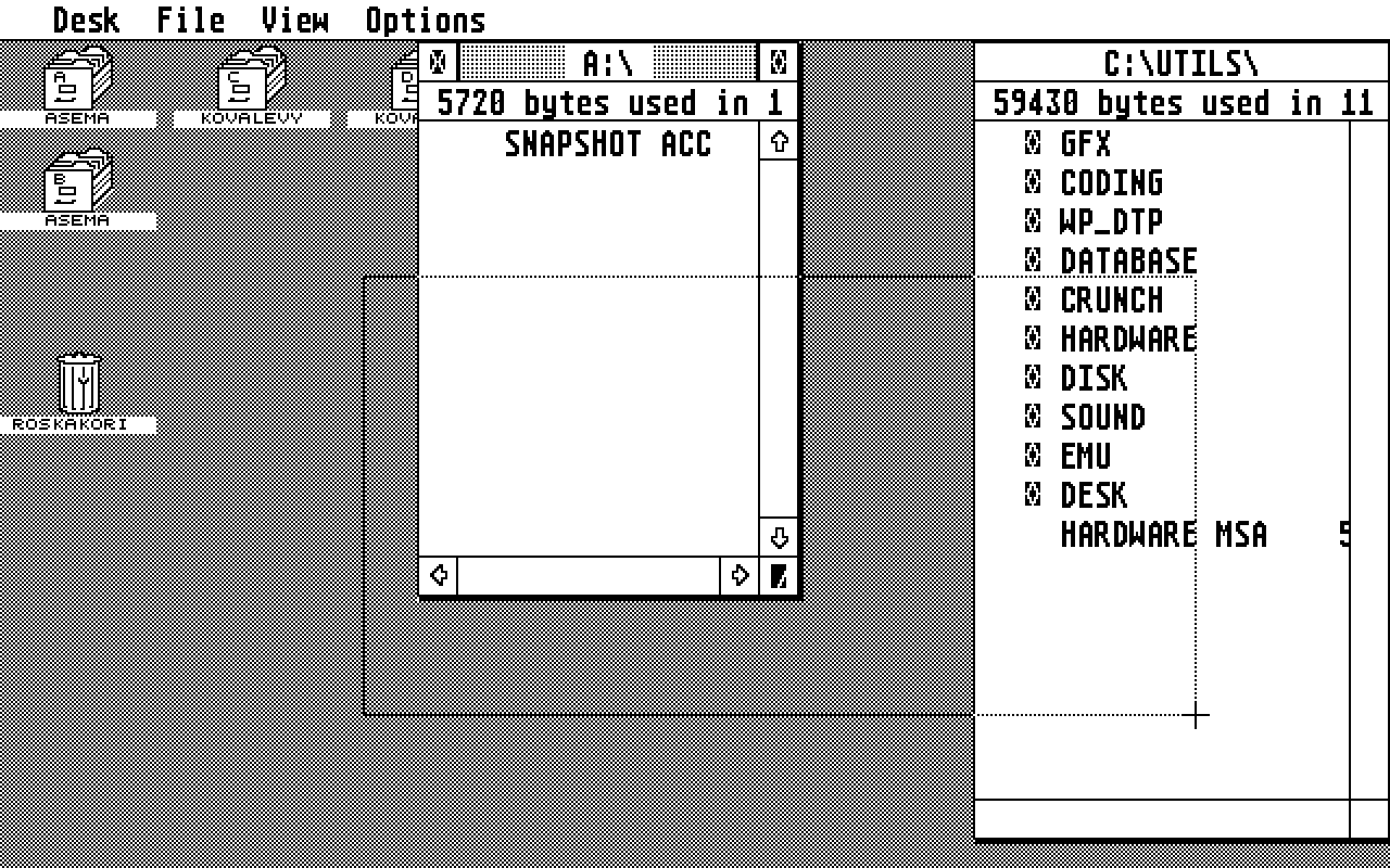 GST Snapshot atari screenshot