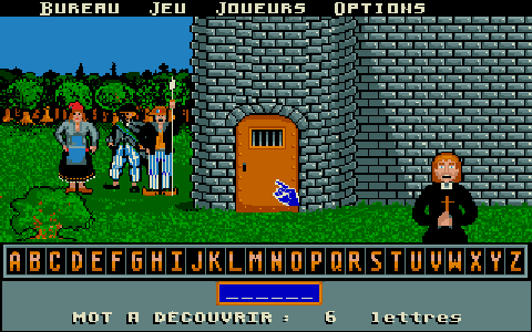 Guillotine atari screenshot
