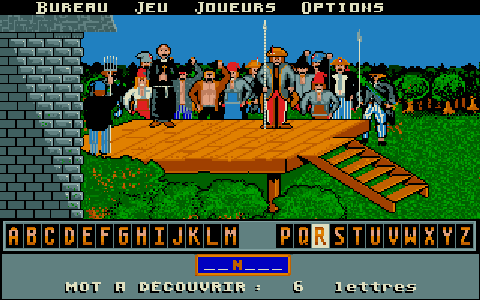 Guillotine atari screenshot