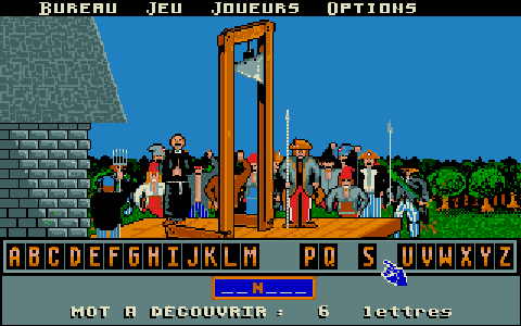 Guillotine atari screenshot