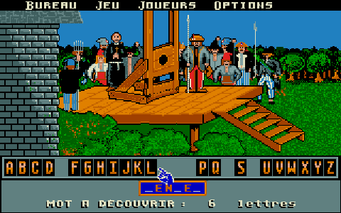 Guillotine atari screenshot