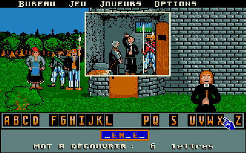 Guillotine atari screenshot