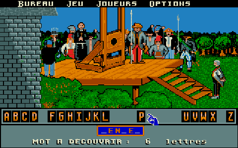 Guillotine atari screenshot